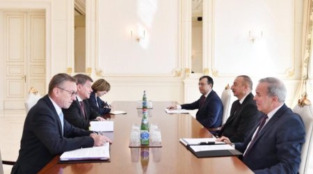 Prezident baş direktoru qəbul edib