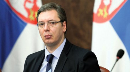 Aleksandr Vuçiç Bakıya gəldi