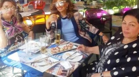 AMEA-nın akademik xanımları pivə içir - FOTOLAR