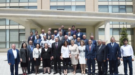 Prezident “Qobu Park” yaşayış kompleksinin açılışında - FOTOLAR