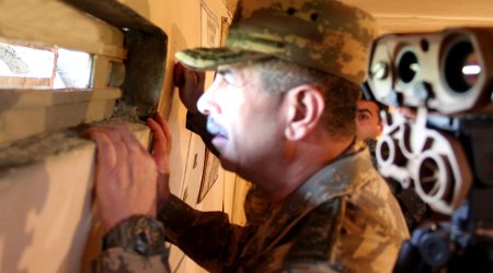 Zakir Həsənov ön xətdə - FOTOLAR