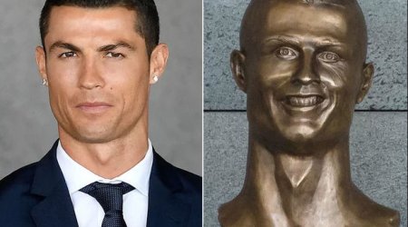 Fanatlar Ronaldunun “eybəcər heykəlini” geri istəyir