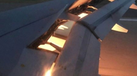 Millini daşıyan təyyarə alovlandı - Dünya çempionatında - VİDEO