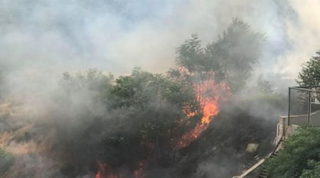 Bakıda GÜCLÜ YANĞIN - VİDEO