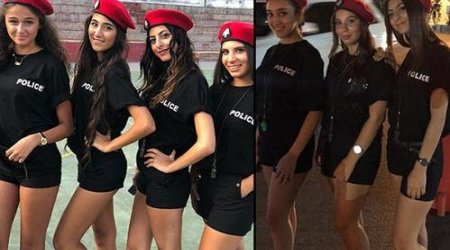 İslam ölkəsində xanım polislərin geyimi şok etdi – VIDEO