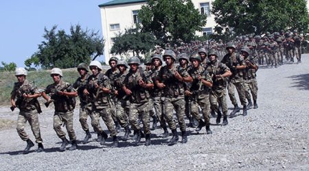 Azərbaycan ordusu hərəkətə keçdi - FOTOLAR