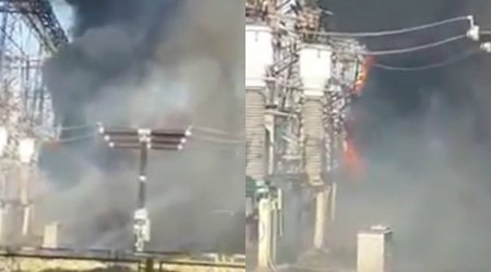 Mingəçevirdə yanğının görüntüsü yayılıb- VİDEO