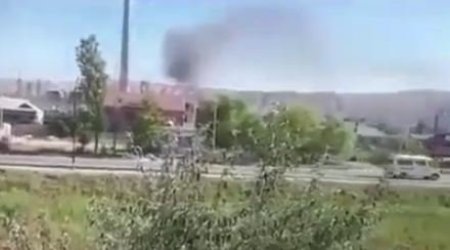 Mingəçevirdə baş verən yanğından yeni görüntülər yayıldı - VİDEO