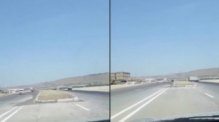 Bu yolda sürücülər üçün ölüm “tələsi” quraşdırılıb - VİDEO