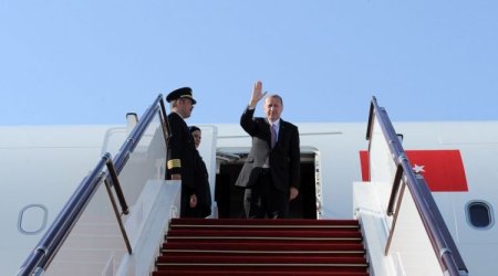 Ərdoğanın Azərbaycana səfəri başa çatıb