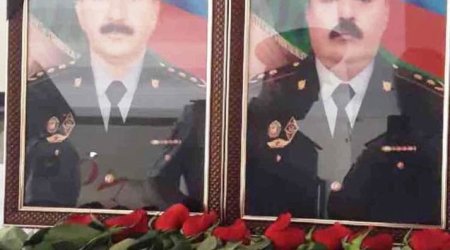 Şəhid olan polislərimizin dəfndən FOTOSU