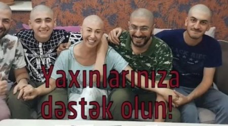 İlqar Mikayıloğlunun xanımı başını keçəl etdi - Ailəsi dəstək oldu+Video