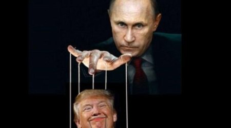 Trampı rüsvay etdilər: Putinlə kollajlar… – FOTO