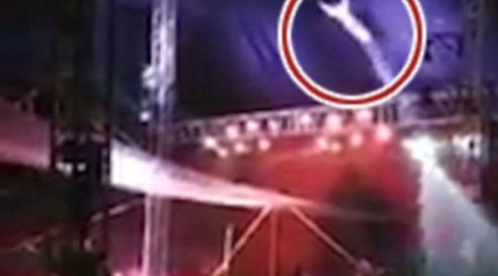 Sirkdə faciə: top atəşi onu uzağa atdı - VİDEO