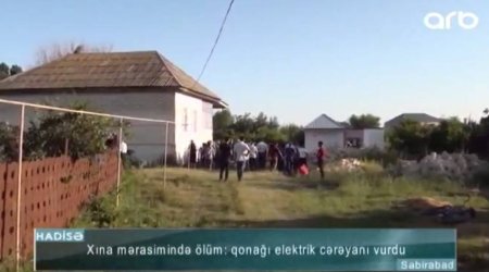 Xınayaxdı mərasiminə gələn qonaq öldü — VİDEO