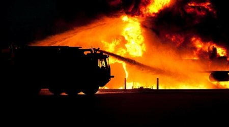 Azərbaycanın ən əhəmiyyətli yolundakı DƏHŞƏTLİ YANĞIN – VİDEO