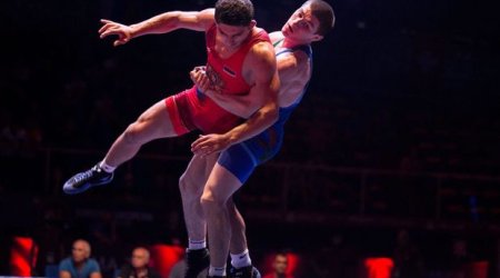 Güləşçimiz erməni idmançıya belə qalib gəldi - VİDEO