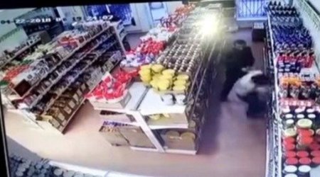 Bakıda mağazaya basqın oldu - XƏSARƏT ALAN VAR