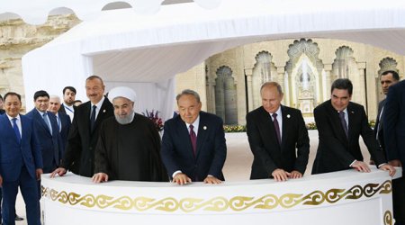 Prezidentlər Xəzərə nərə buraxdılar