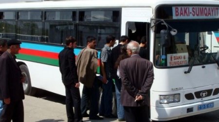 Bakı-Sumqayıt avtobuslarında gediş haqqı ENDİRİLDİ