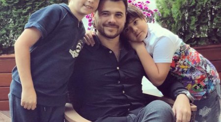 Emin əkizləri və Əminə ilə - FOTO