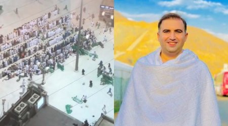 Hacı Nuran Kəbədəki qasırğanın videosunu paylaşdı - VİDEO