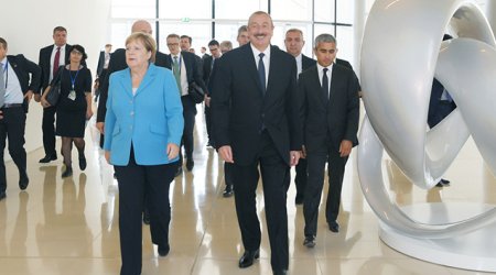 İlham Əliyevlə Merkel nədən danışdılar? - Görüşün detalları