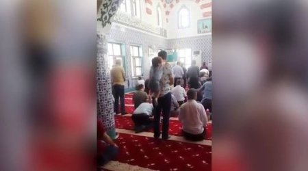 Məsciddə çəkilən bu görüntülər izləmə rekordu qırıb - VİDEO
