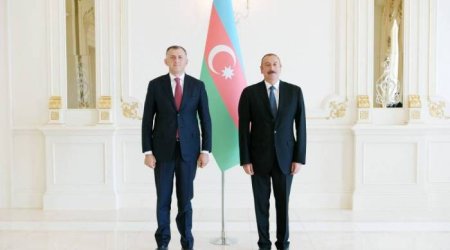 Prezident Gürcüstanın yeni səfirini qəbul edib