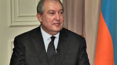 Sarkisyan Qarabağa gəldi