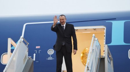 İlham Əliyevin Qırğızıstana səfəri başa çatdı