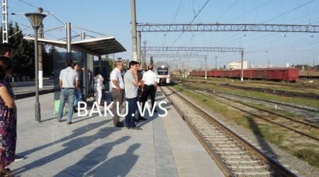 Bakı-Sumqayıt elektrik qatarında gərgin anlar – VİDEO