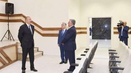 İlham Əliyev Biləsuvarda açılışlar etdi