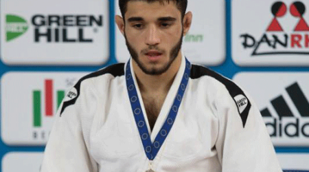 Elnur Məmmədlinin çiyini çıxan bacısı oğlu ipponla qalib gəldi