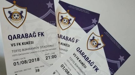 “Qarabağ” – “Arsenal” oyununa satılan biletlərin sayı açıqlandı