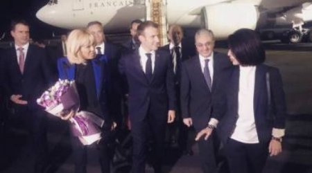 Makron Yerevana gəlib