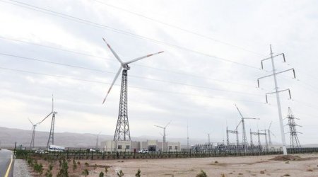 Xızıda Külək Elektrik Parkı istifadəyə verilib