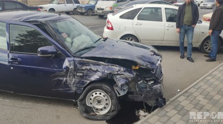 В Барде пьяный водитель скрылся с места ДТП - ВИДЕО