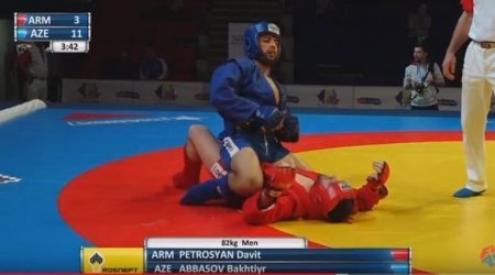 Бахтияр Аббасов заставил армянина пожалеть о выходе на татами