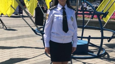 Ukraynada polis rəisi olan azərbaycanlı xanım - FOTO
