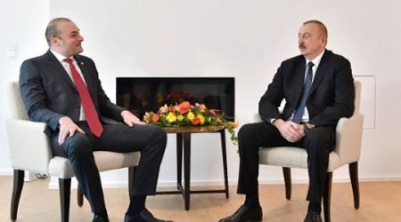 Prezident Gürcüstanın baş naziri ilə görüşdü