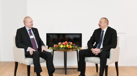 Azerbaijani president meets BP CEO