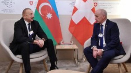 Ilham Aliyev met with Swiss President