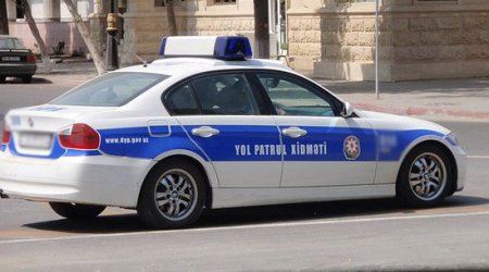 Bakıda yol polisi sürücünü saxladı və... -  VİDEO
