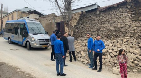 Mehriban Əliyevanın tapşırığı ilə hadisə yerinə getdilər - FOTOLAR