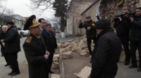 Emergencies minister visits site of Shamakhi earthquake