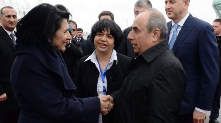 Gürcüstan prezidenti Bakıda