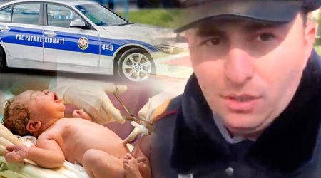 Сержант ДПС Фуад спас беременную женщину: новорожденного назвали его именем - ВИДЕО