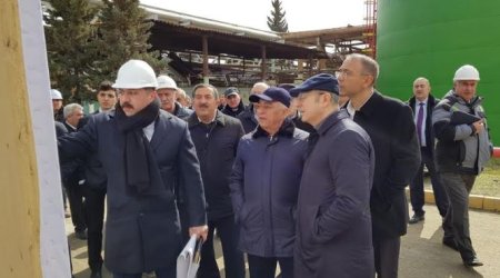Energetika naziri Pərviz Şahbazov “Azərbaycan” İES-ə baş çəkib