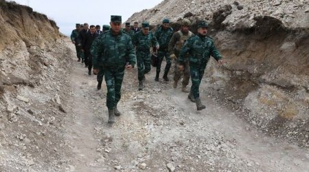 Elçin Quliyev Ermənistanla sərhəddə - FOTO